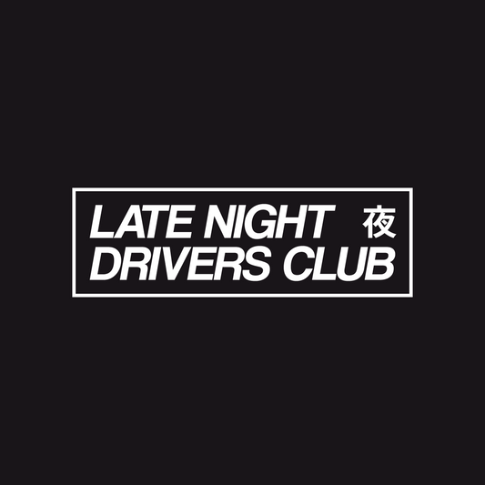 Late Night Drivers Club Sticker